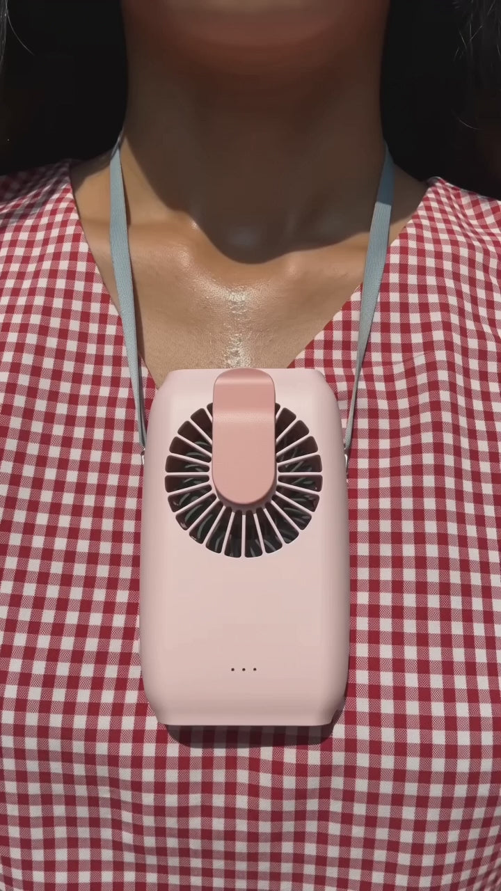 Silent Breeze Neck Fan - Compact USB Charged