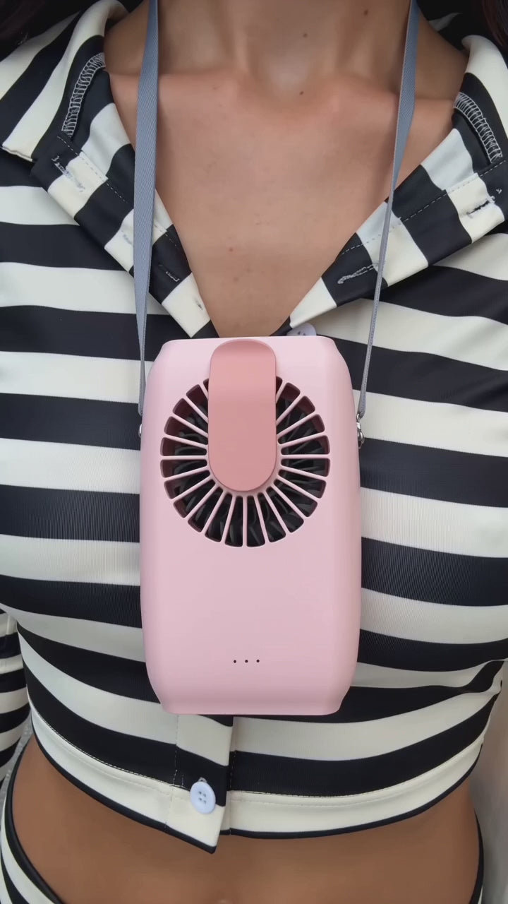 Silent Breeze Neck Fan - Compact USB Charged